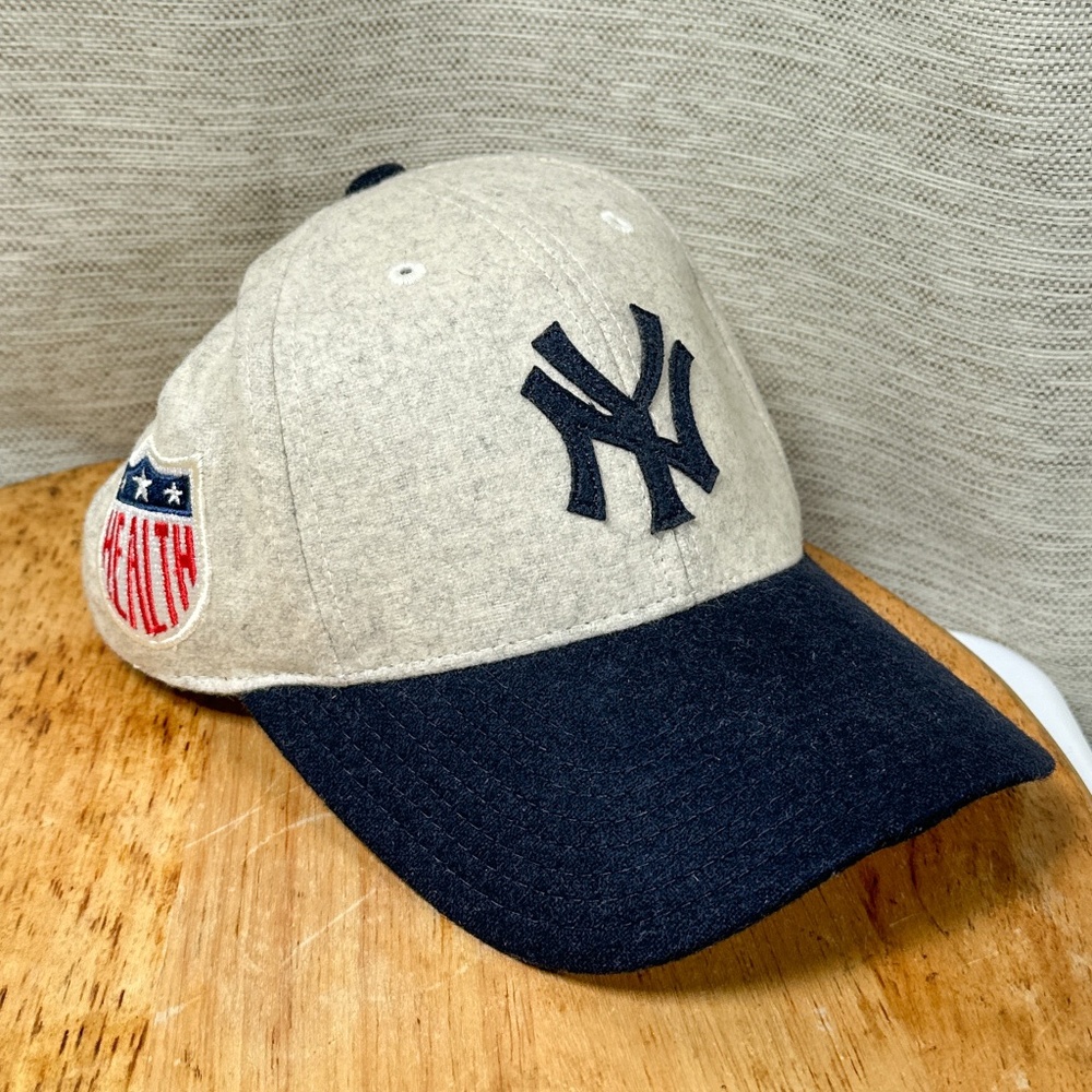 NWOT Vintage American Needle New York Yankees Cooperstown Wool Strapback Hat